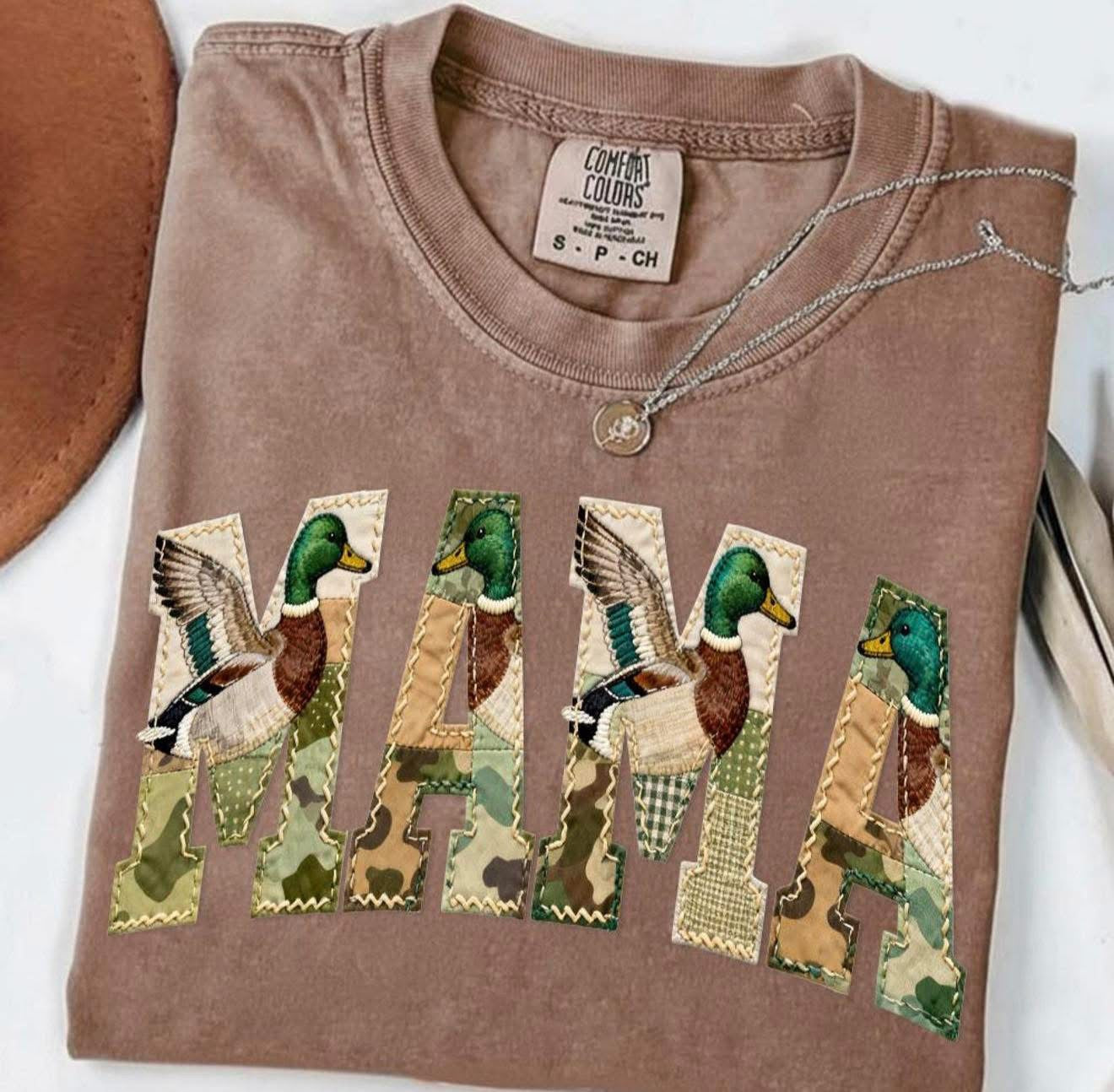 MAMA Comfort Color Tee (espresso)