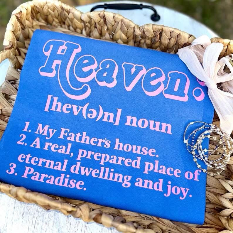 Heaven! Comfort Color Tee (Royal)