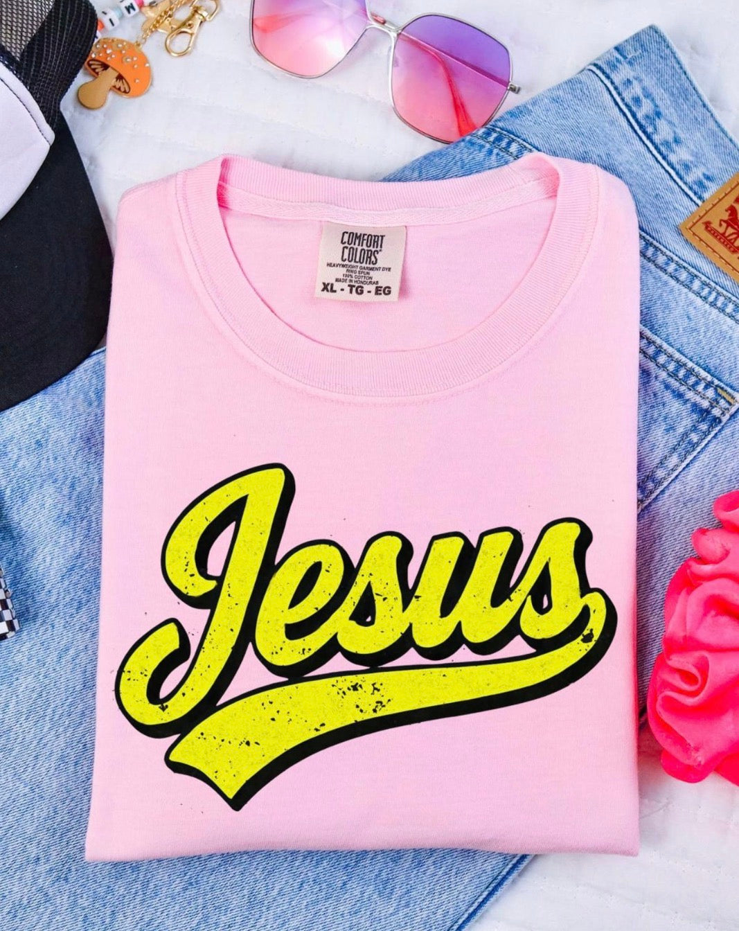 JESUS Comfort Color Tee (Blossom)