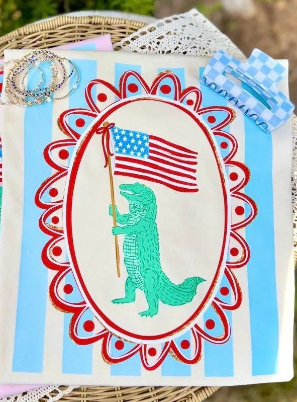 American Gator Comfort Color Tee (ivory)