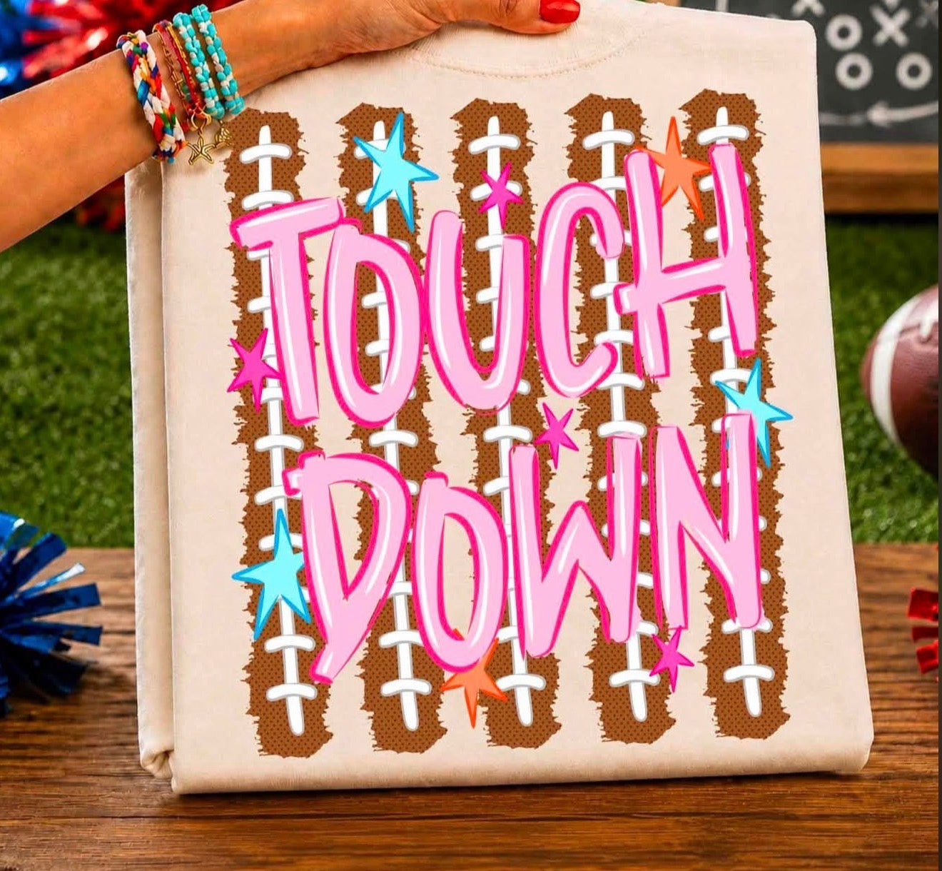 TOUCH DOWN Comfort Color Tee