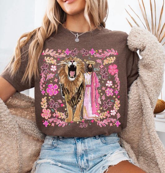 Saved & Fierce Comfort Color Tee (expresso)