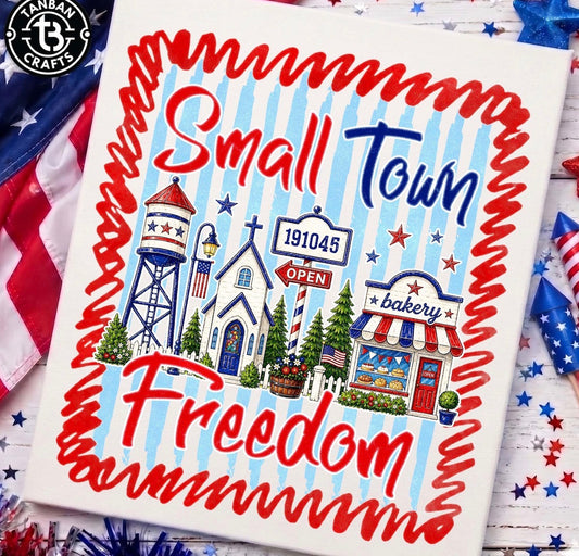 Small Town Freedom Comfort Color (white)