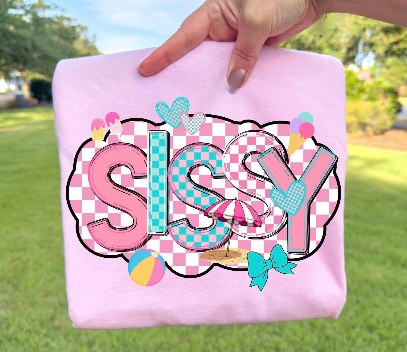 Sissy Comfort Color Tee (blossom)