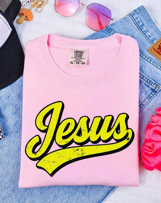 JESUS Comfort Color Tee (Blossom)