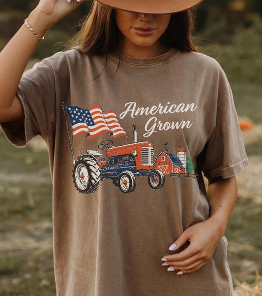American Grown Comfort Color Tee (espresso)