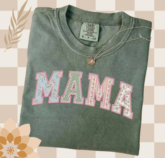 MAMA Comfort Color Tee (Bay)
