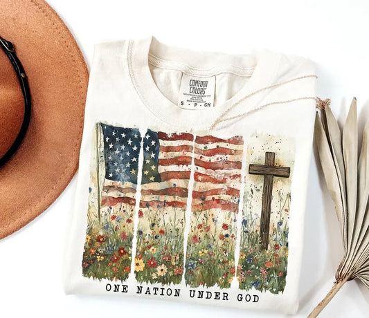 One Nation Under God CC tee