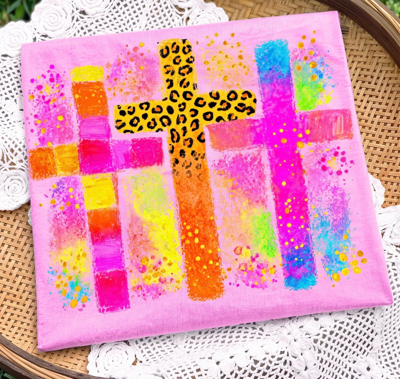 Bold Cross Comfort Color Tee