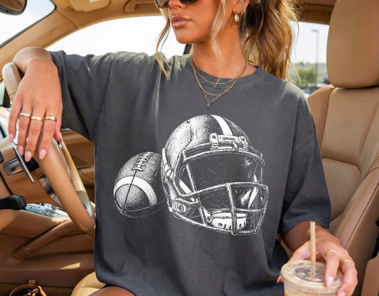 Football Comfort Color Tee (pepper)